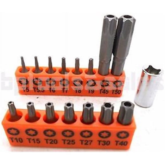 T30 Torx Bit, 5/16" Hex Dr x 1.25" Long