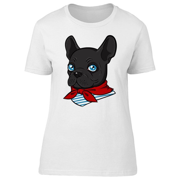 Cute Funny French Bulldog Tee Women's -Image by Shutterstock