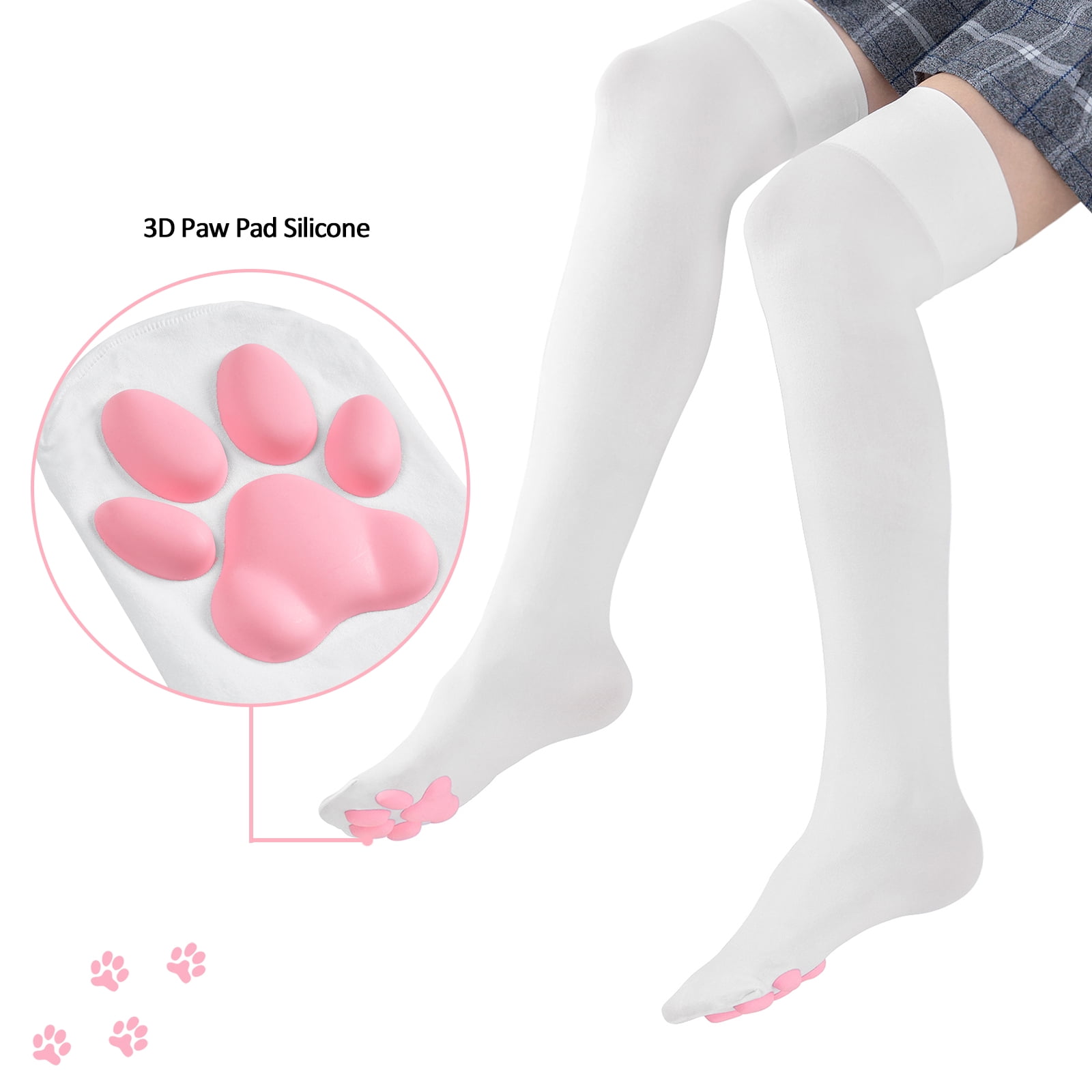 【In Stock】DokiDoki Cosplay Accessories Silicone Foot Pads Pain Relief Invisible Foot Pads, Red / L(EU40-43)