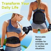 LSO Back Brace with Maximum Decompression Plate&Adjustable Arch Back Support,Dual Pulley System Lumbar Support Belt for Herniated Disc Pain Relief,Spine Stenosis,Sciatica,Scoliosis