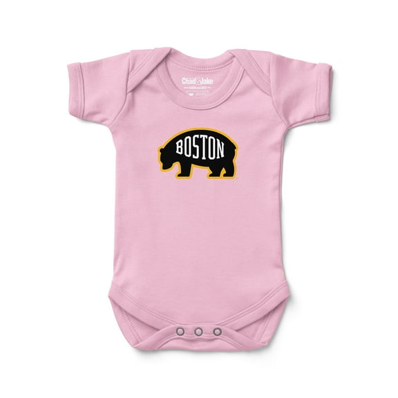 Newborn & Infant Chad & Jake Light Pink Boston Bruins Bodysuit