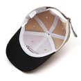 thumbnail image 4 of 1 Uds sombrero femenino de ala curva gorra de béisbol protector solar para deportes al aire libre sombrero de sol estudiante pareja sombrero de lengua de pato Rojo Verde, 4 of 5