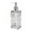 94-Clear, variant on 450ml Hand Soap Dispenser Pump Bottle, Refillable Bathroom Kitchen Sink Countertop Organizer, Clear Modern Design