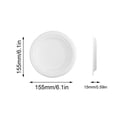 thumbnail image 4 of LEEYNEER Small Paper Plates 6 Inch - Disposable Plates - Uncoated White Plate - Use For Foodware  Events  Activities  Crafts Projects And More - Environmentally Friendly - Recyclable And, 4 of 4