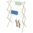 thumbnail image 5 of Whitmor Wood Clothes Drying Rack, Brown and White, 5 of 6