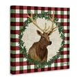thumbnail image 3 of Stupell Industries Farmhouse Plaid Holiday Elk Canvas Art, 24 x 24, by Paul Brent, 3 of 8