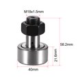 thumbnail image 2 of CF18 Cam Fllower Bearing KR40 Stud Type Needle Roller Bearings M18x1.5mm, 2 of 3