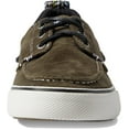 thumbnail image 3 of Sperry Men's Bahama 3-Eye Olive Ribbed Boat Shoe 12M, 3 of 5