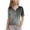 Grey, variant on Feancey Kids Henley Shirt Girls Trendy Gradient Print Graphic Tee Button V Neck Short Sleeve Summer Tops for Toddler Boys On Sale Pink 3Years