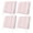 Pink, variant on Outdoor Patio Cushion Covers 2 Pack Mint Blue White Stripes Patio Chair Cushion Covers with Ties and Zipper Modern Vertical Lines Waterproof Outdoor Seat Cushion Covers for Patio Furniture 24"x24"