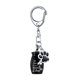 thumbnail image 1 of Llavero urna para mascotas jinwen con estampado de pata negro, 1 of 8