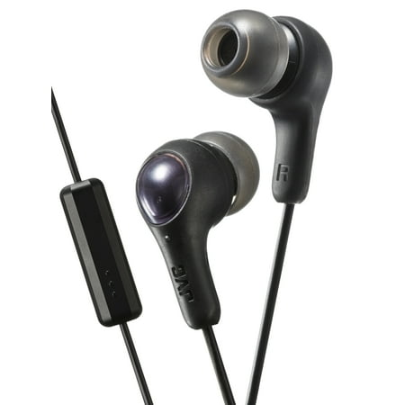 UPC: 0046838000225 | JVC Gumy Plus In Ear Earbuds Headphones with Mic and Remote  Powerful Sound  Comfortable and Secure Fit – HAFX7MBN (Black)