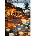 thumbnail image 4 of Velas Flotantes, Paquete de 12 Velas LED de Plástico Impermeables Que Funcionan con Batería, 4 of 9