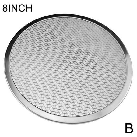 

Pizza Stone Non-Stick Aluminum Mesh Pizza Screen Pasta Net Tray Baking V8X8