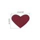 thumbnail image 2 of Parches termoadhesivos Unique Bargains forma corazón Vino Rojo paquete de 30, 2 of 6