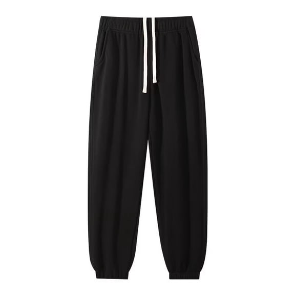 Freaswind Cotton Heavyweight Spring Autumn Winter Women's Casual Solid Sports Trousers Unisex Sweatpants Cropped Pants