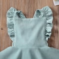 thumbnail image 3 of PENGXIANG Jupe à Bretelles en Velours pour Bébés Filles Robe d'Été à Volants Décontractée, 3 of 9