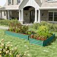 thumbnail image 2 of Vineego 6x3x1FT Raised Garden Bed Kit, Galvanized Planter Raised Garden Boxes Outdoor, Square Large Metal Raised Garden Beds, 2 of 7