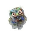 thumbnail image 1 of VEAREAR Owl Ornament Manual Drip Adhesive Faux Crystal Vivid Owl Animal Figurine for Home, 1 of 8