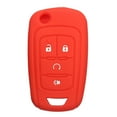 thumbnail image 1 of Silicone 4 Button Flip Remote Key Case Fob Protect Cover Shell Holder For Chevrolet GM Colored All Color Red  Orange Black Key Case for Chevrolet White Green Blue Brown Yellow Grey Pink, 1 of 3