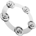 thumbnail image 5 of IDEANATEGRATE Drum Set Accessory 1Set Cymbal Attachment Metal Hi Hat Effect Tambourine, 5 of 8