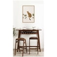 thumbnail image 2 of Kate and Laurel Framed Canvas Wall Art Print Leopard II by July Art Prints, 23 x 33 Sylvie Natural Frame, Whimsical, Animal Art for Wall Decor, 2 of 8