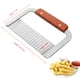 thumbnail image 3 of Yuarrent Cortador de papas Papas fritas Cortador de vegetales Acero inoxidable Borde ondulado Arrugado Mango de Chopper Gadget de cocina Cocina y Comedor Yuarrent JJ24108-00, 3 of 6