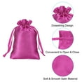 thumbnail image 3 of REGALWOVEN Satin Bags with Drawstring, Wedding Favor Bags for Birthday Christmas Rose Red, 3 of 6