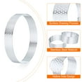 thumbnail image 4 of Uxcell Stainless Steel Cake Rings 4.3" Round Perforated Metal Circle Baking Dessert Mousse Cake Ring Non Stick, 4 of 6