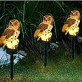 thumbnail image 5 of Adornos de jardín para exteriores con forma de búho, luz LED solar para jardín, lámpara de césped con forma de búho, luces LED solares impermeables para exteriores, lámparas solares creativas para jar, 5 of 5