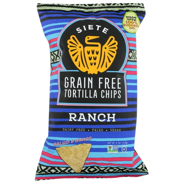 Siete Tortilla Chip Ranch , 4 Oz