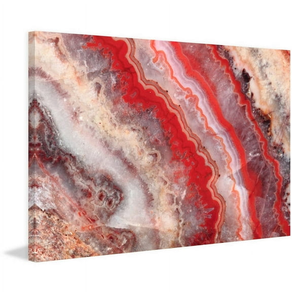 Marmont Hill "Red Rhodochrosite" Painting Print on Wrapped Canvas