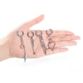 thumbnail image 5 of ZS 12Pcs Punk Style Cross Hoop Earrings Piercing Kpop Tassel Dangle Ear Piercing Hip Hop Drop Earrings Jewelry Set, 5 of 6