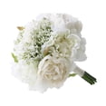 thumbnail image 1 of Boda Bouquet Bouquet Bouquet Decoración romántica Flores artificiales Elegantes Peony White Peony para Fiesta de la casa de bodas, 1 of 7