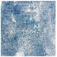 thumbnail image 3 of SAFAVIEH Aston Cornelius Abstract Area Rug, Navy/Gray, 6'7" x 6'7" Square, 3 of 12