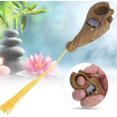 thumbnail image 3 of Digital Rosary Counter, Wood Grain Digital Rosary Rosary Counter Portable Rotating Counter Handheld Finger Rosary Counter for Relaxation Depression Fi, 3 of 5