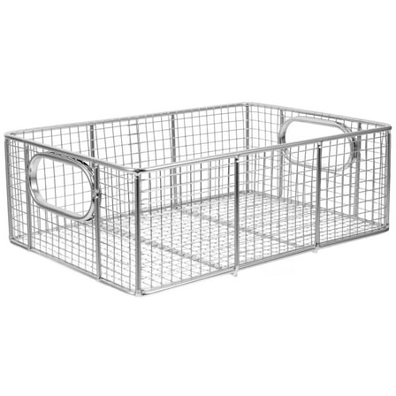 Hytrove Deep Fry Basket Stainless Steel Silver 1Set