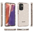 thumbnail image 3 of Glitter Clear Case for Samsung Galaxy A33 5G, Shining Sparkle Bling Military Grade Soft TPU Anti-Scratch Shockproof Cover Full Coverage Non-Yellowing Non-Slip Translucent Slim Lightweight Case,Gold, 3 of 5