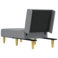 thumbnail image 3 of vidaXL Chaise Longue Light Grey Fabric, 3 of 5