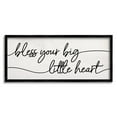 thumbnail image 2 of Stupell Industries Your Big Little Heart Phrase Soft Country Script, 10 x 24, Designed by Daphne Polselli, 2 of 5