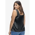 thumbnail image 2 of Ellos Women's Lace-Trim Tank Top, 2 of 3