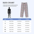 thumbnail image 4 of Fotbe Watercolor Butterflies Pantalones de Pijama para Hombre, Pantalones de Dormir, Pantalones de Casa con Cintura Ajustable y Bolsillos-XX-Large, 4 of 6