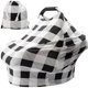 thumbnail image 1 of Fundas De Lactancia Para Recién Nacidos, Fundas Para Asientos De Coche De Bebé, Regalos Para Bebés Y Niños, Patrón De Cuadros En Blanco Y Negro, Regalo Para Bebé, 1 of 5