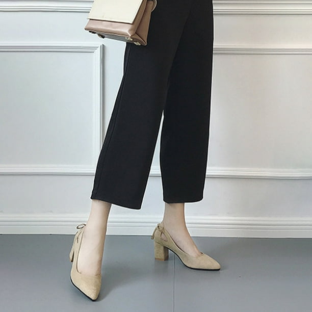 Zapatos De Tacon Cerrados Para Mujer Tacones Cerrados Para Mujer