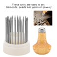 thumbnail image 4 of Handmade 25Pc Jewelry Tool Set - Professional Stone Setting Graver, Beading Grain Tool Kit, 4 of 4