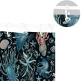 thumbnail image 5 of Starfish Shell Shower Curtains Waterproof Fabric Shower Curtain Bathroom with Hooks Washable Bathroom Shower Curtains 60x72 Inch Home Decor, 5 of 6