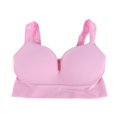 thumbnail image 5 of Women Girl's Sports Bras Racerback Bra Seamless Wireless Underwear Bra Full Coverage Outdoor Pink L, 5 of 7