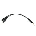 thumbnail image 3 of 3.5mm Stereo Jack Microphone Audio Cable Splitter Adapter for Phone Camera, 3 of 5