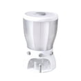 thumbnail image 1 of Caja de almacenamiento giratoria del dispensador de la gran capacidad del envase blanco, 1 of 8