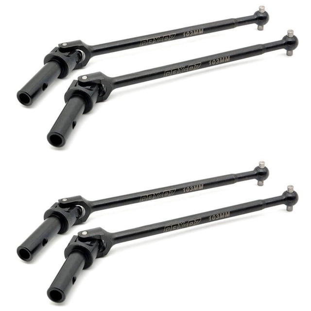 4 Piezas de Eje de Transmisión Frontal de Metal CVD 8611 para -07 DBX07 1/7 RC Coche Piezas de Actualización Accesorios de Repuesto